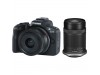 Canon EOS R50 Mirrorless Camera with Lens RF-S 18-45 STM + 55-210 Lenses Black (Promo Cashback Rp 1.000.000)